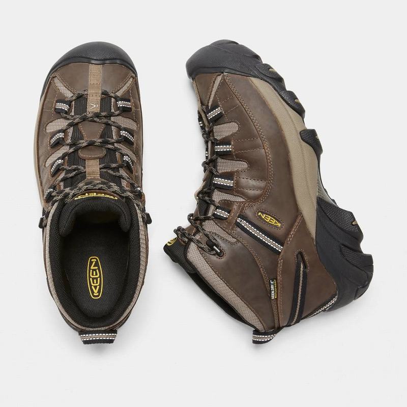 Keen Targhee II Waterproof Mid Wide - Erkek Trekking Bot - Kahverengi - Türkiye (580361QJY)